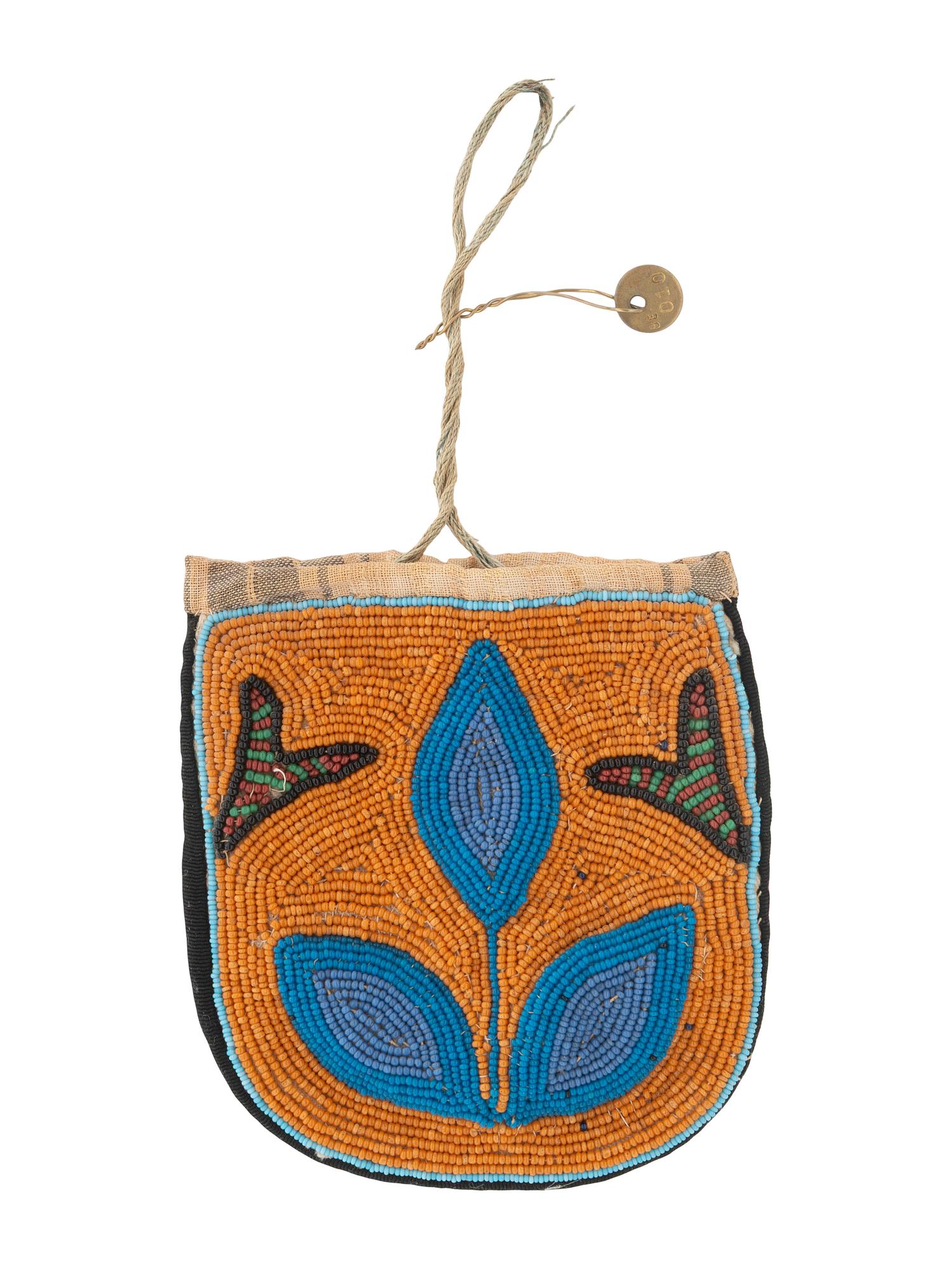 Plateau Curvilinear Beaded Pouch