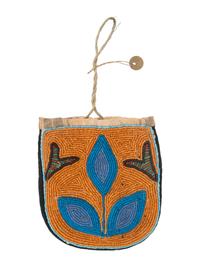 Plateau Curvilinear Beaded Pouch