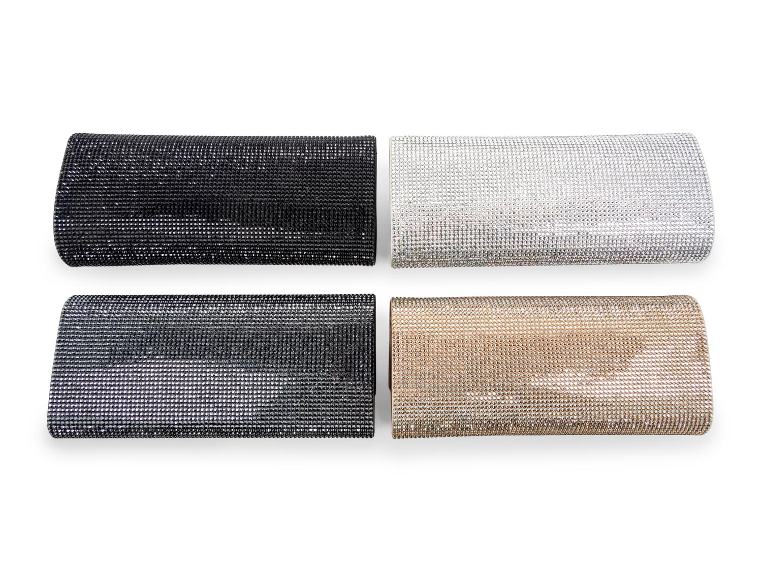 Four Judith Leiber Ritz Fizz Crystal Clutch Bags