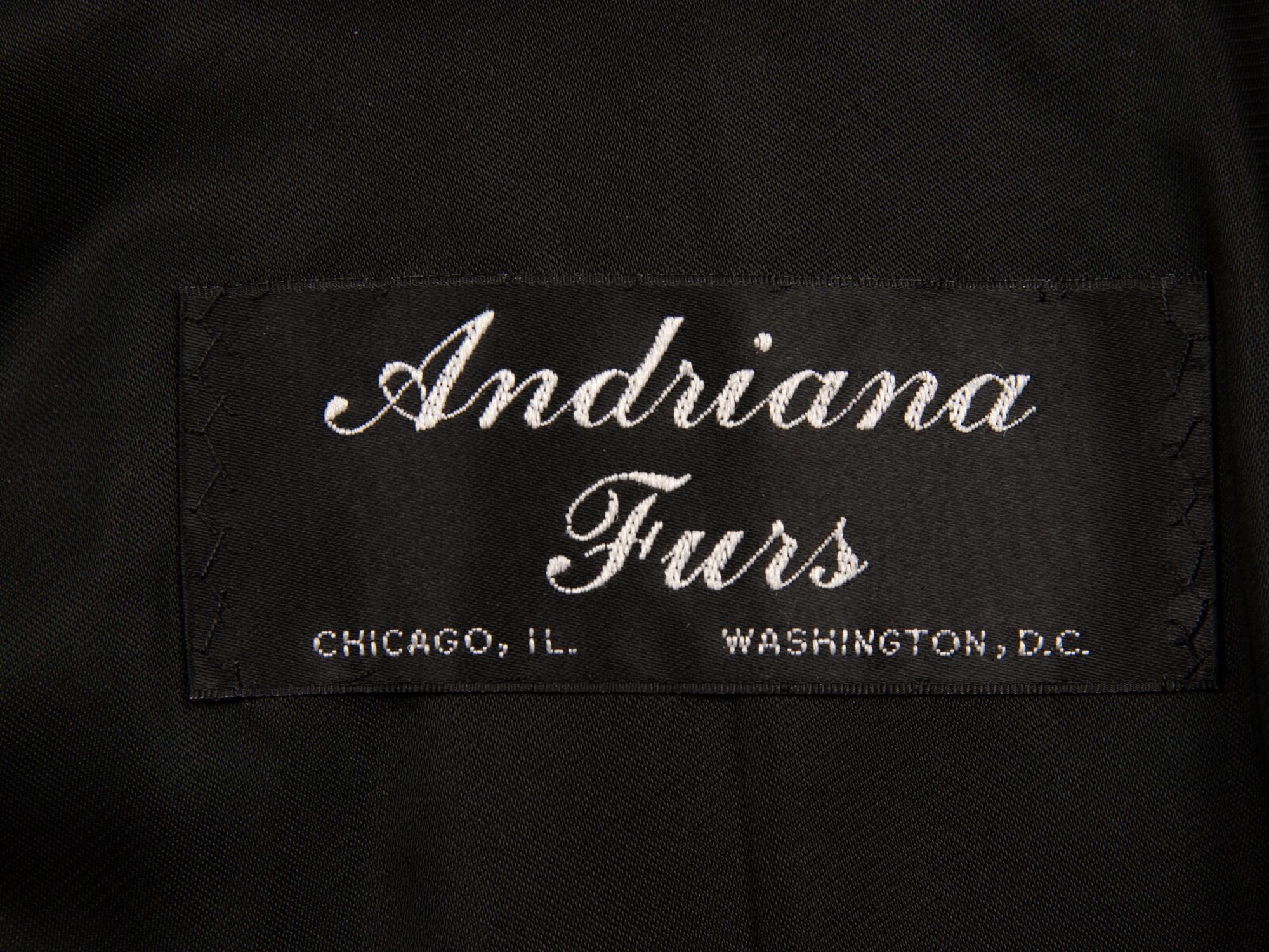 A Sheared Mink Fur Coat