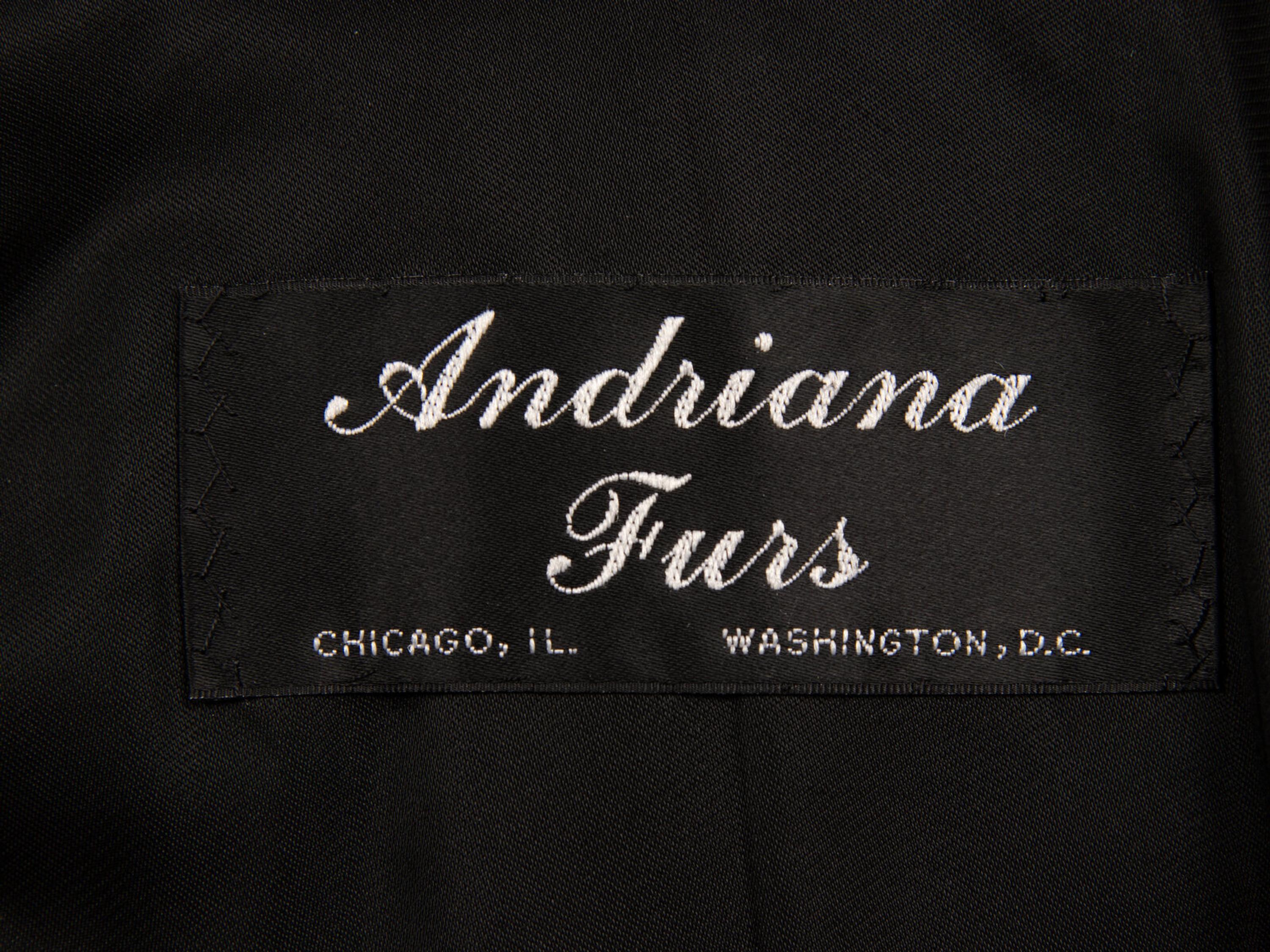 A Sheared Mink Fur Coat