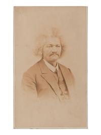 [DOUGLASS, Frederick (1818-1895)]. ROBERTS, J.B., photographer. CDV of Frederick Douglass. Rochester, NY, ca 1867.