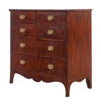 An American Federal Mahogany Chest of Drawers