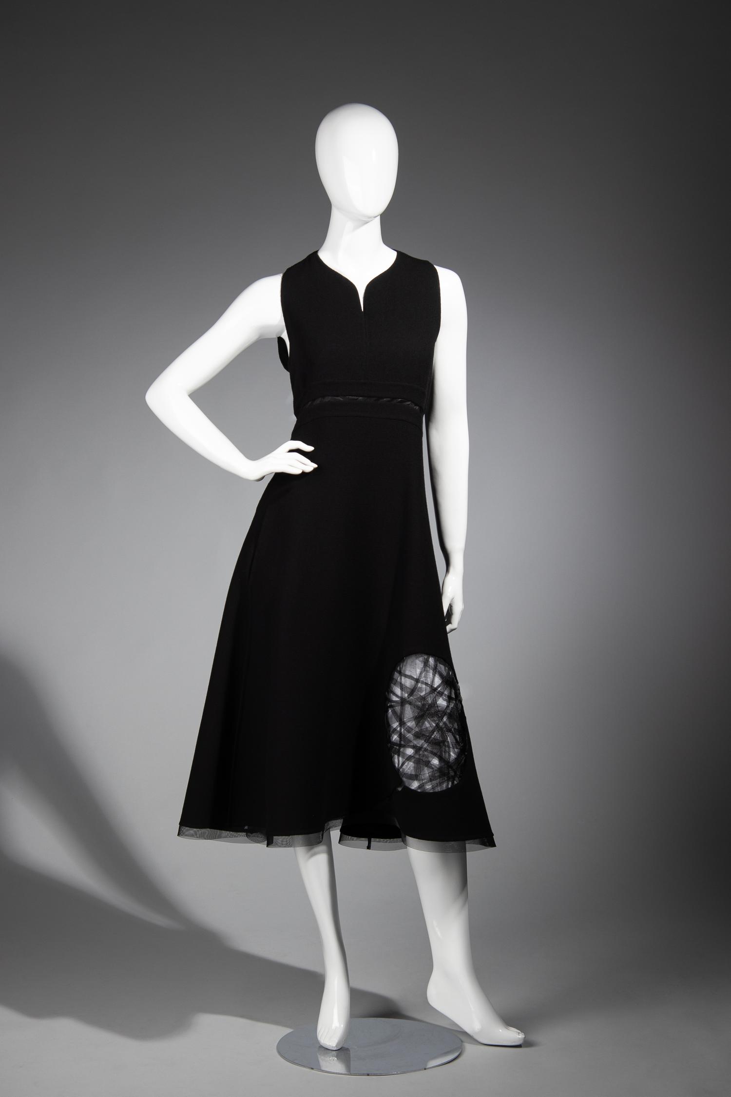 Ralph Rucci Wool Sleeveless Dress