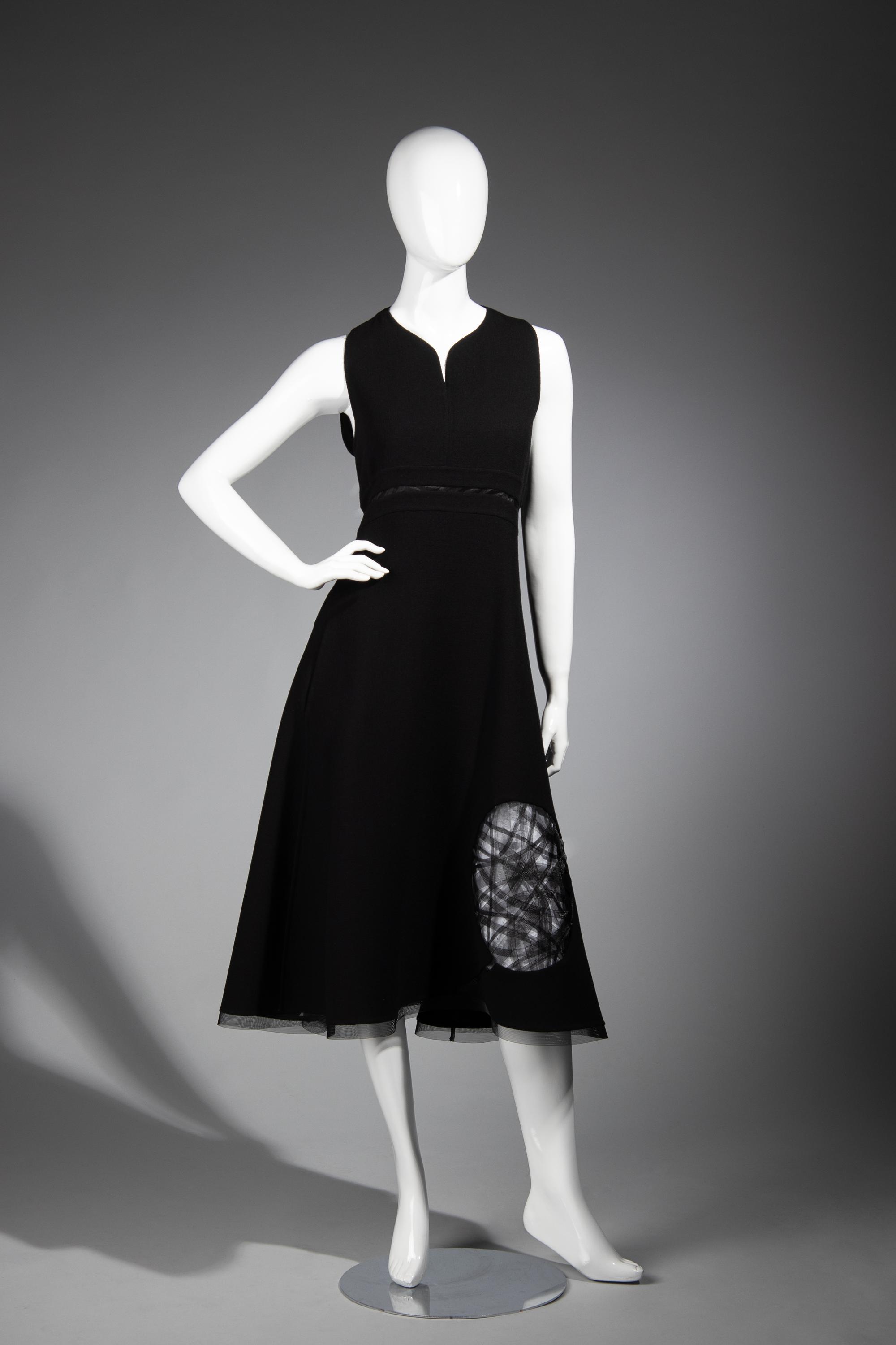 Ralph Rucci Wool Sleeveless Dress