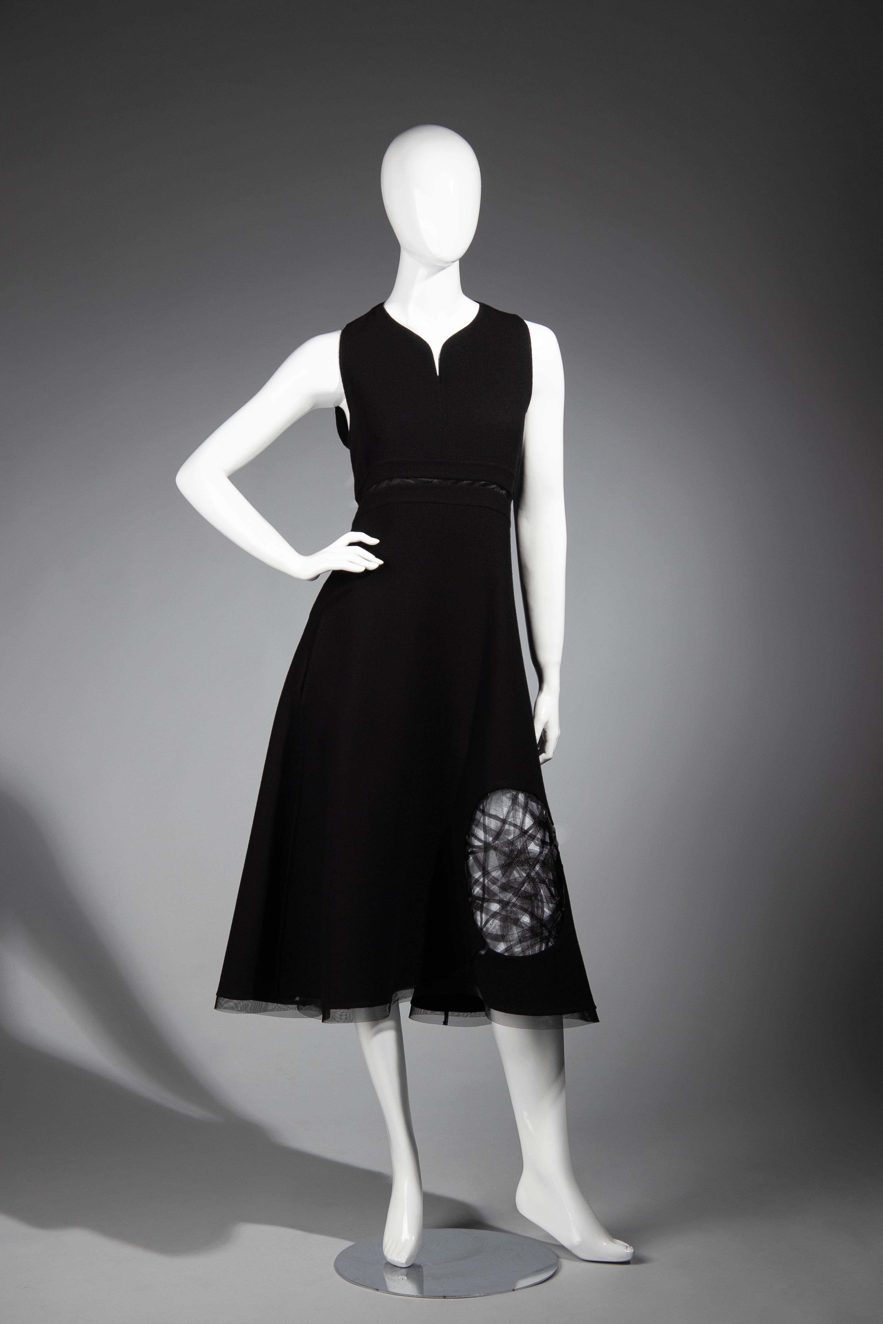 Ralph Rucci Wool Sleeveless Dress