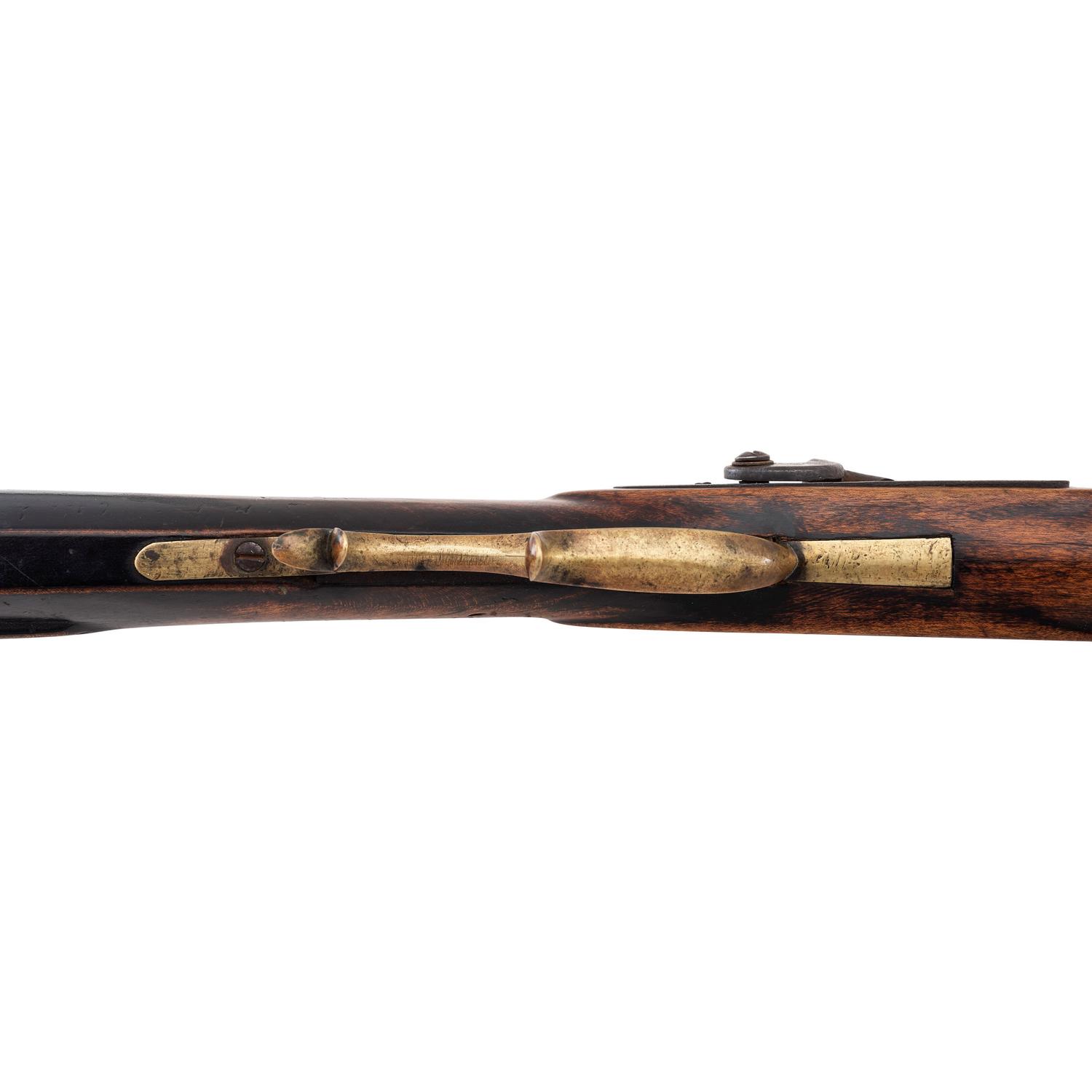 S. Hawken Marked Fullstock Percussion "Plain" Rifle