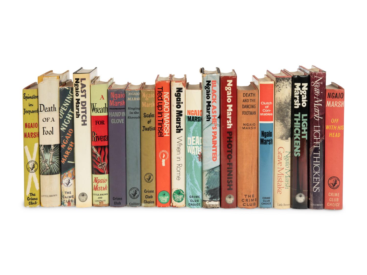 MARSH, Ngaio (1895-1982). A group of 19 FIRST EDITION works, comprising: