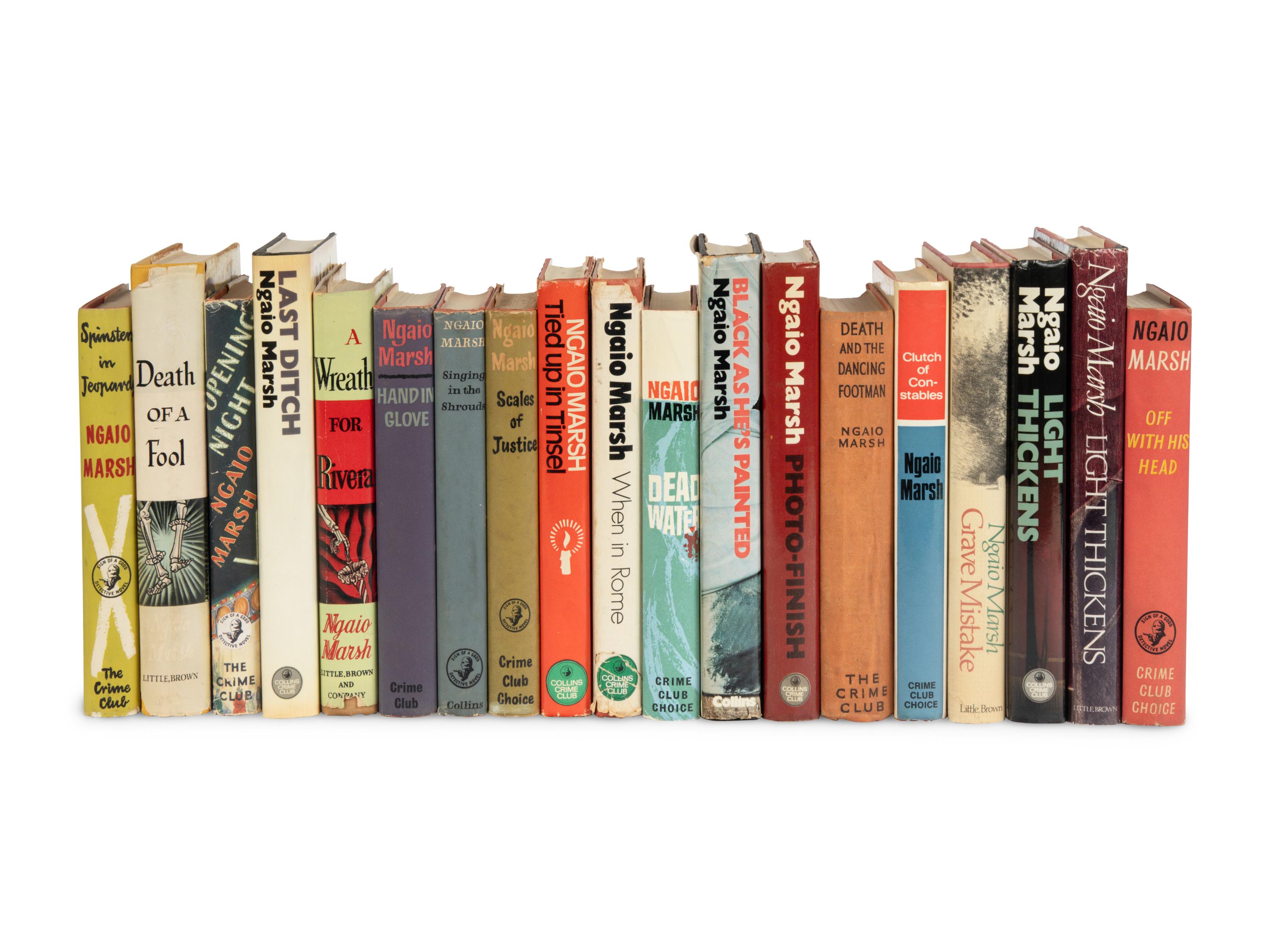 MARSH, Ngaio (1895-1982). A group of 19 FIRST EDITION works, comprising: