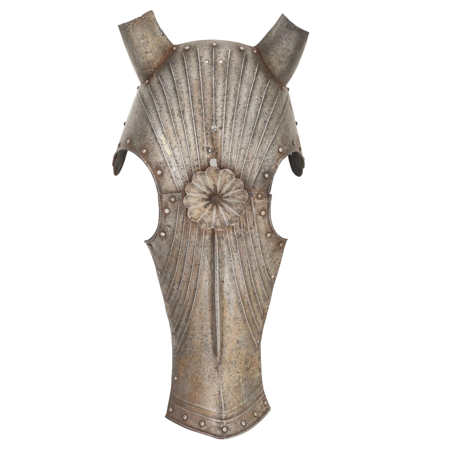 19th Century Reproduction Germanic Unicorn Style Chanfron (Shaffron) Facial Armor for a War Horse