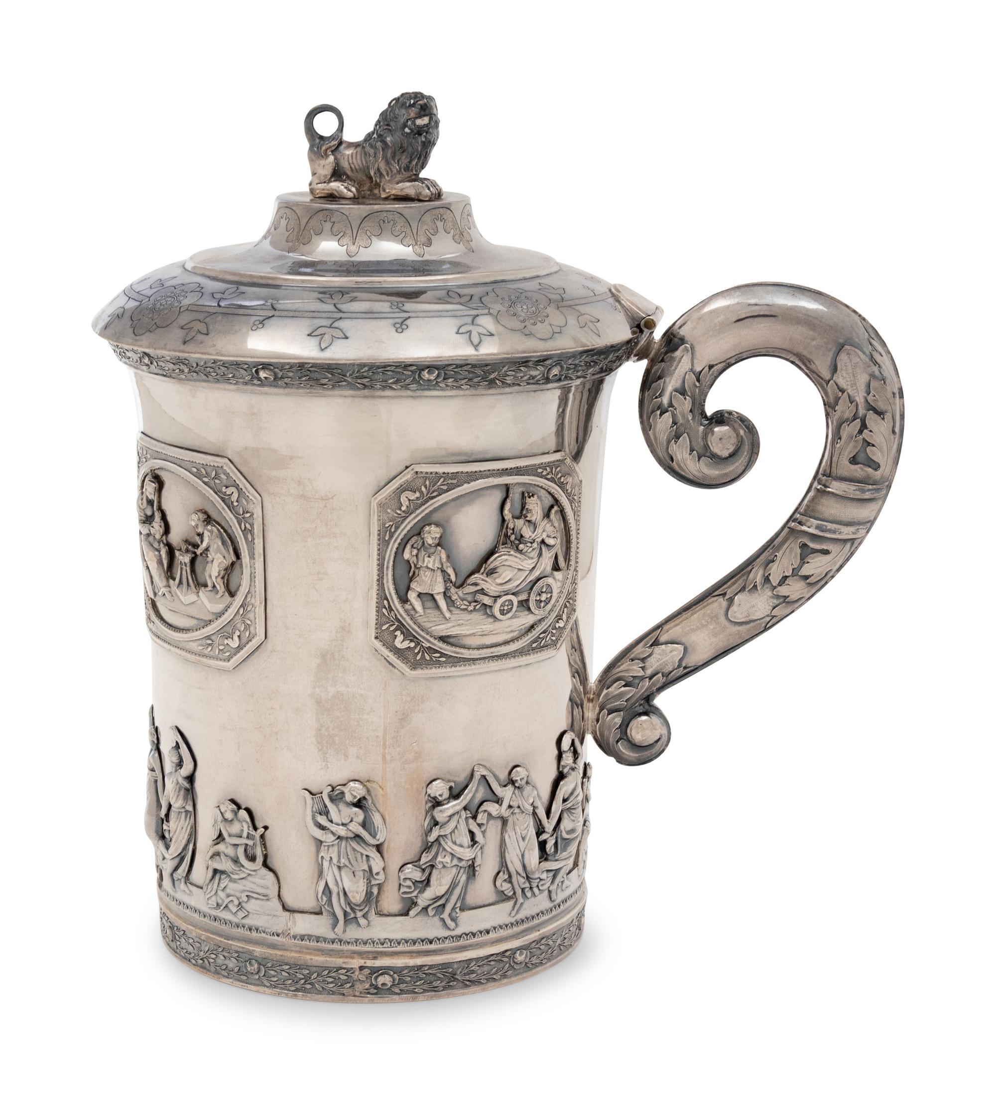 A Russian Silver Tankard