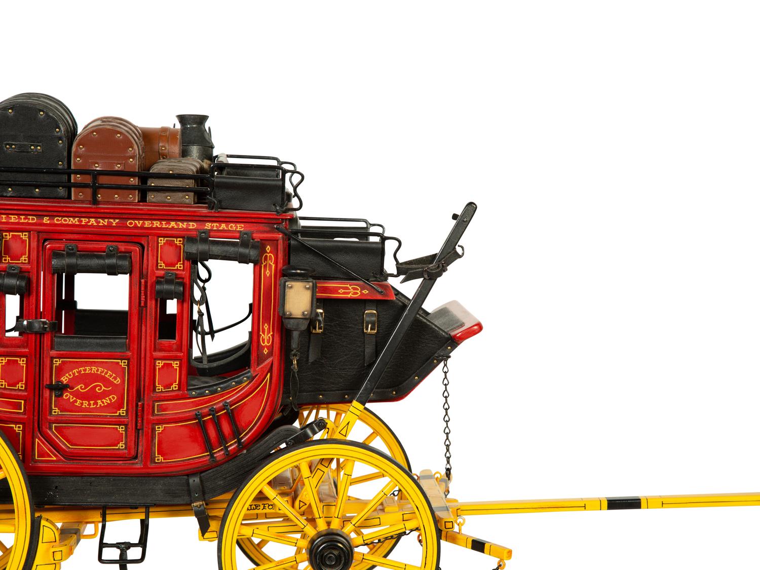 Wells Fargo Butterfield Overland Stagecoach