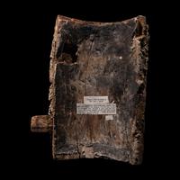 An Egyptian Polychrome Wood Fragment