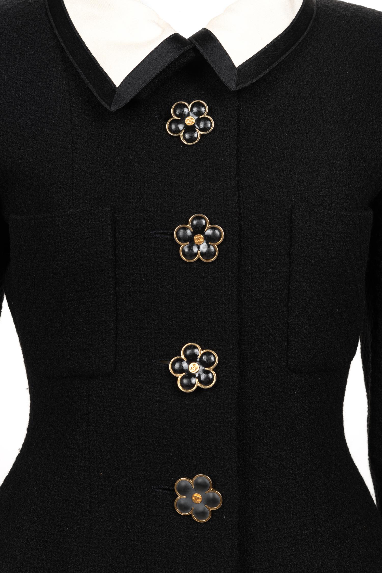Chanel Wool Fitted Jacket, 1980-90s