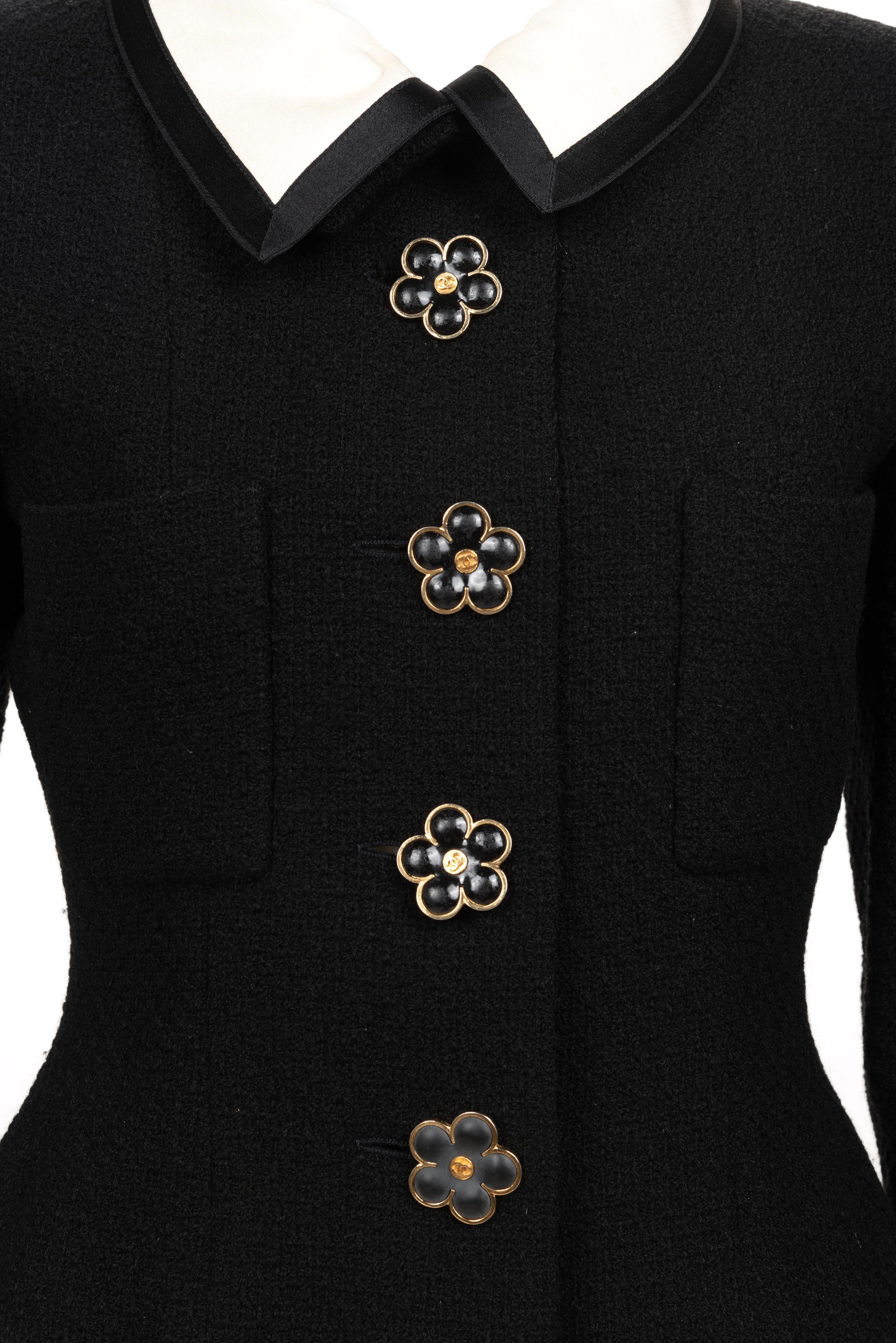 Chanel Wool Fitted Jacket, 1980-90s