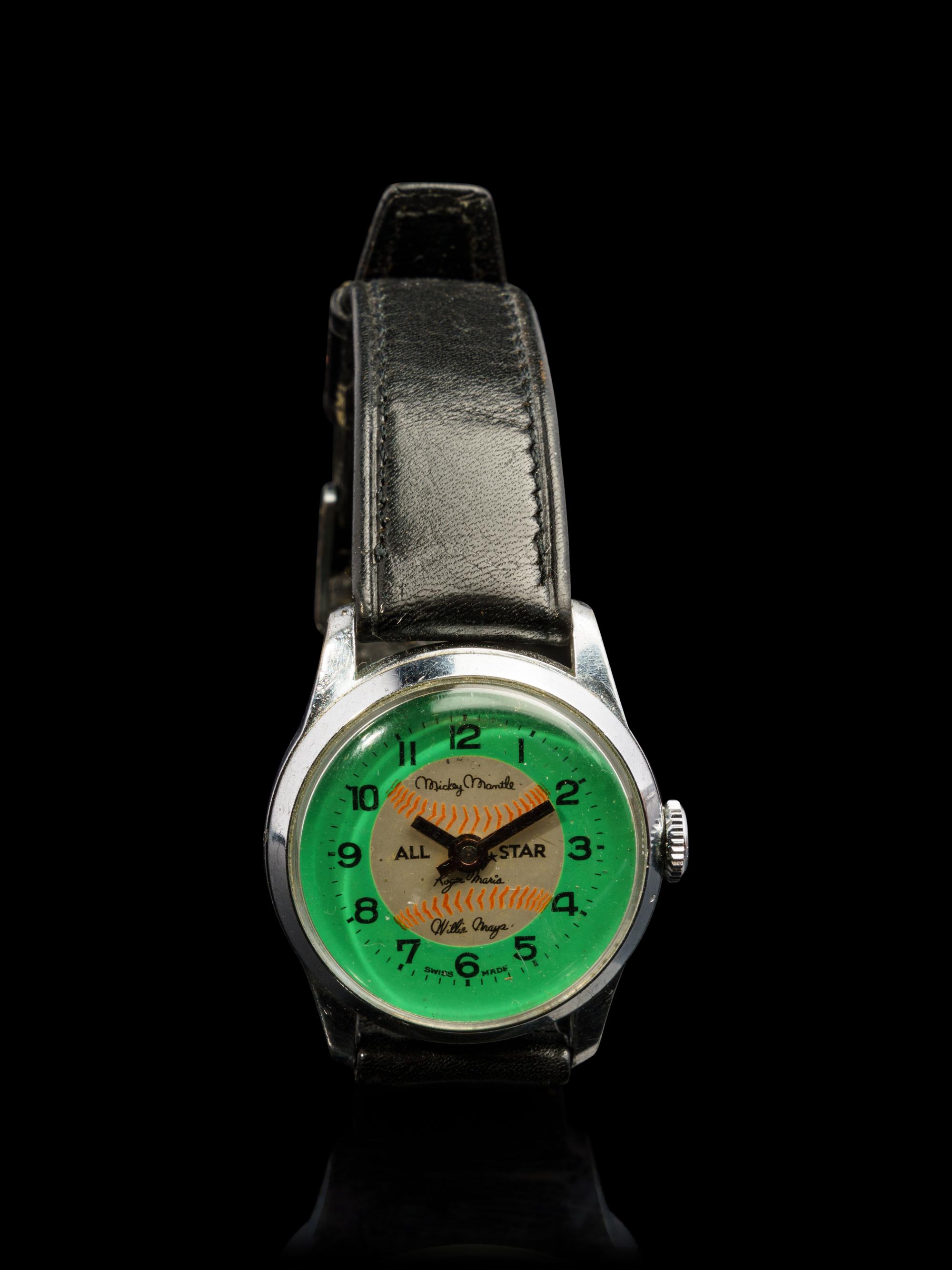 An Original 1964 Bradley All Star Baseball Watch Featuring Mickey Mantle, Roger Maris and Willie Mays