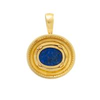 YELLOW GOLD AND MICROMOSAIC PENDANT
