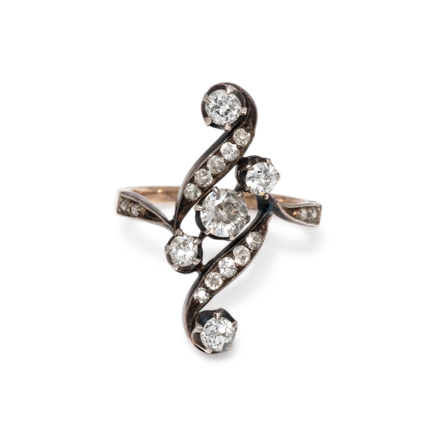 ANTIQUE, DIAMOND RING