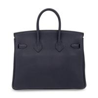 HERMÈS, BIRKIN 25 IN TOGO BLEU NUIT