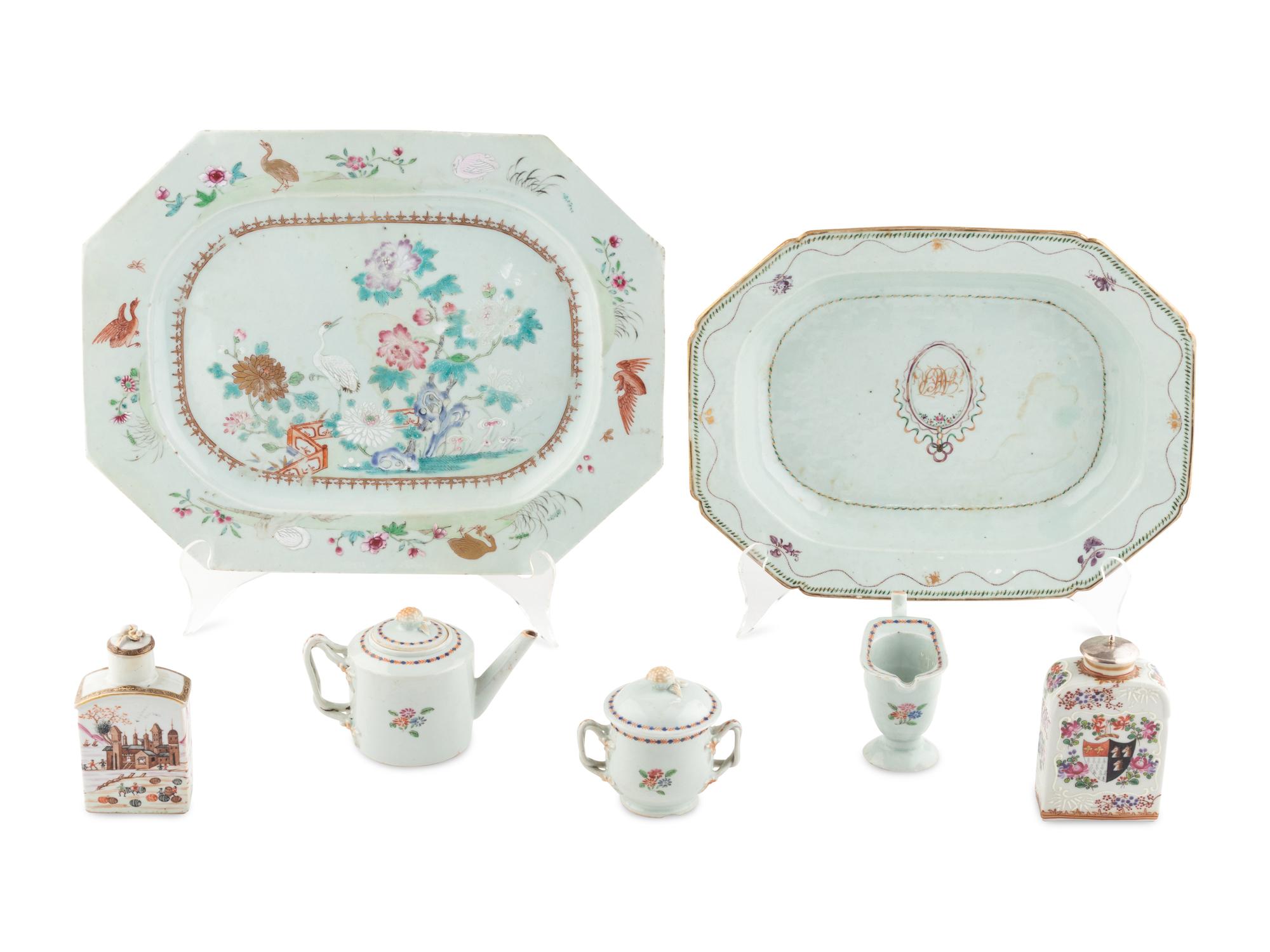 A Group of Chinese Export Table Articles