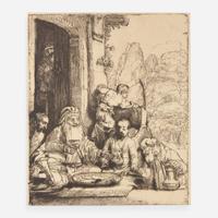 Rembrandt van Rijn (Dutch, 1606–1669) Abraham Entertaining the Angels