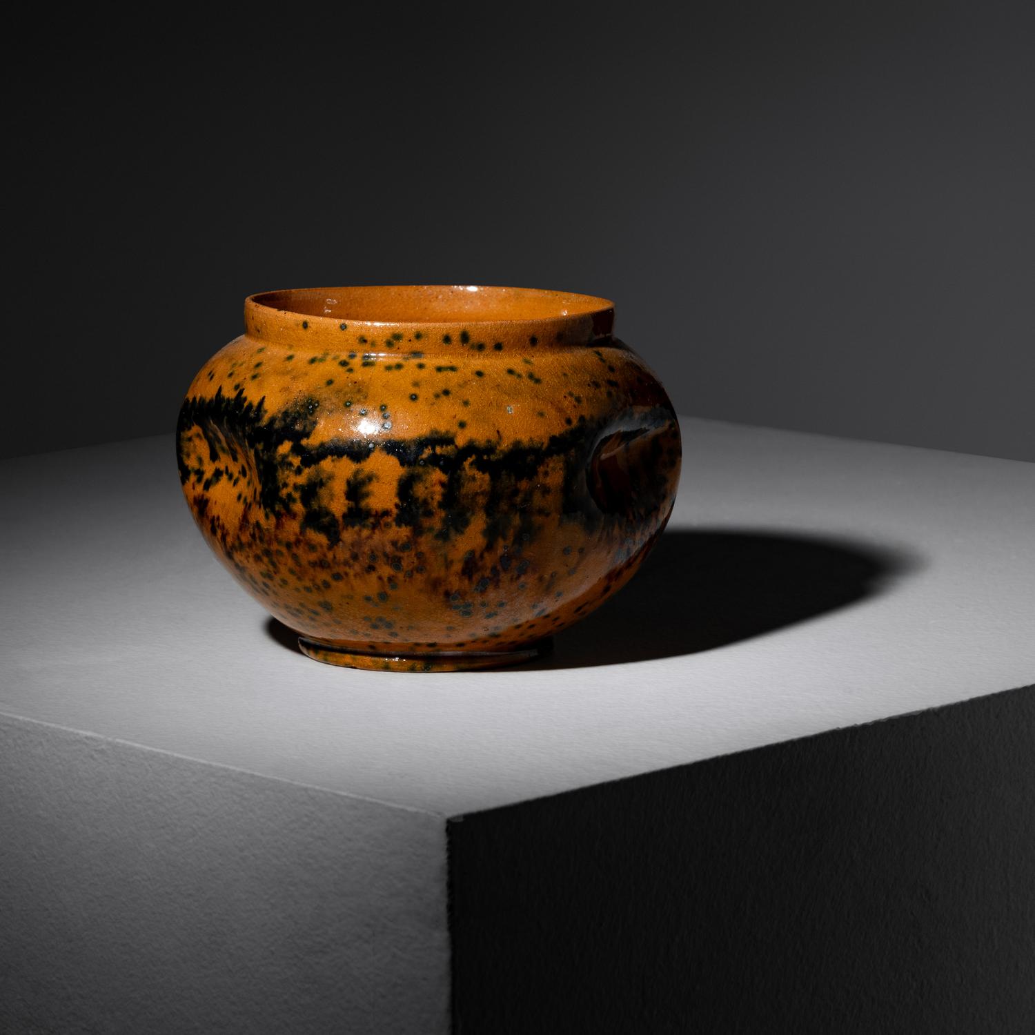 Dimpled Squat vase, c. 1895–1896