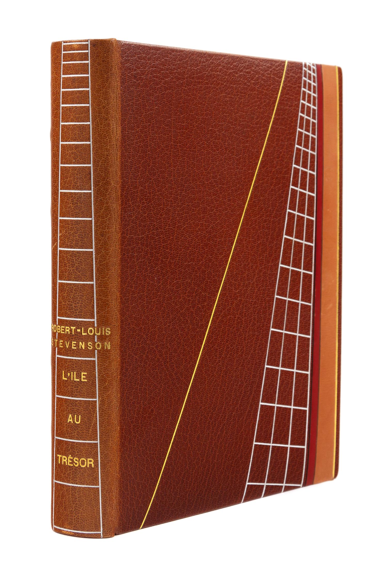 [BINDINGS]. [LÉOTARD, GENEVIÈVE - BINDER]. A group of 2 works in fine Art Deco bindings by Léotard.