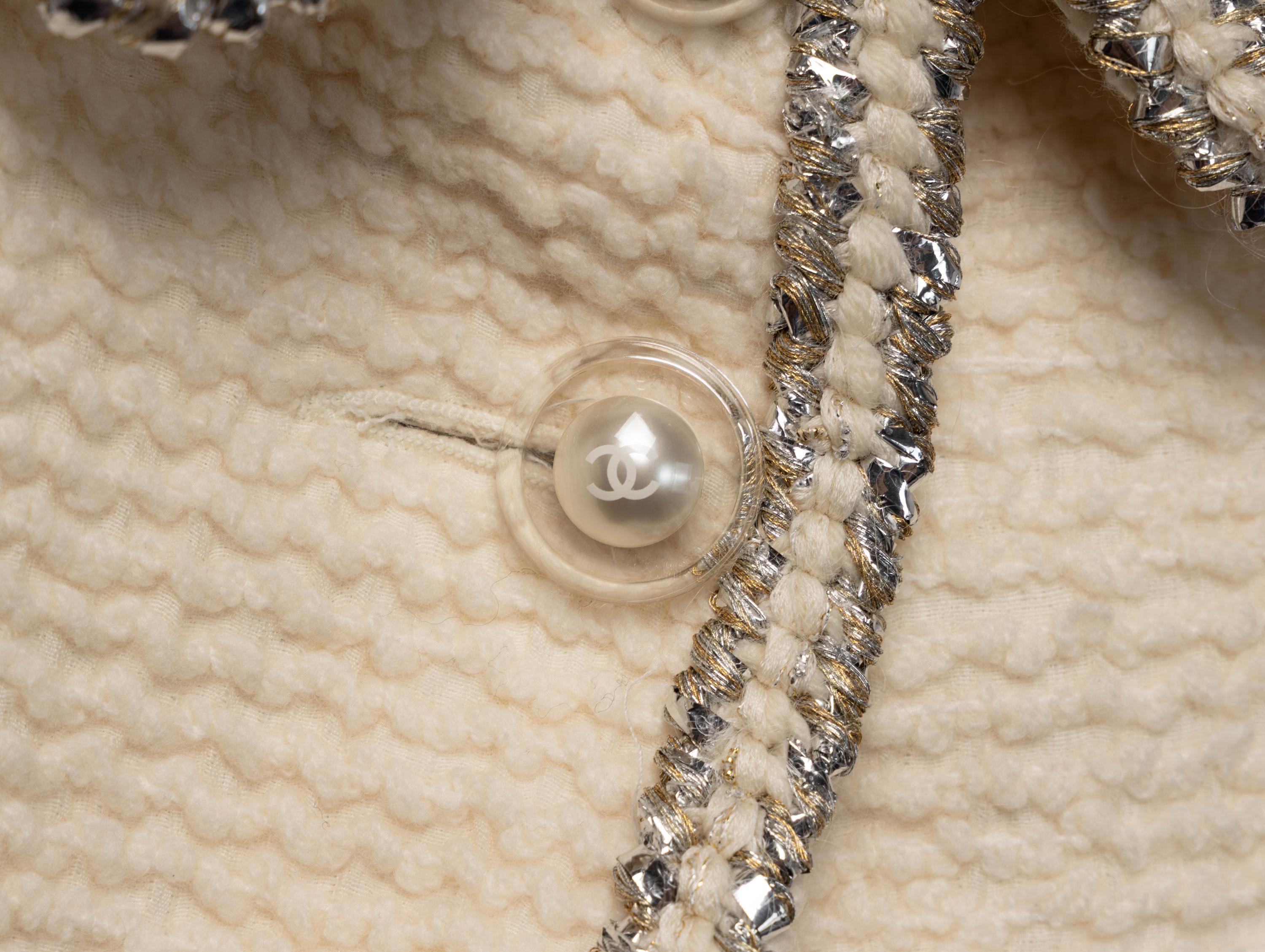 Chanel, Metallic Trim Tweed Jacket
