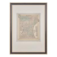 [Philadelphia] Group of 5 19th-20th century maps of Philadelphia