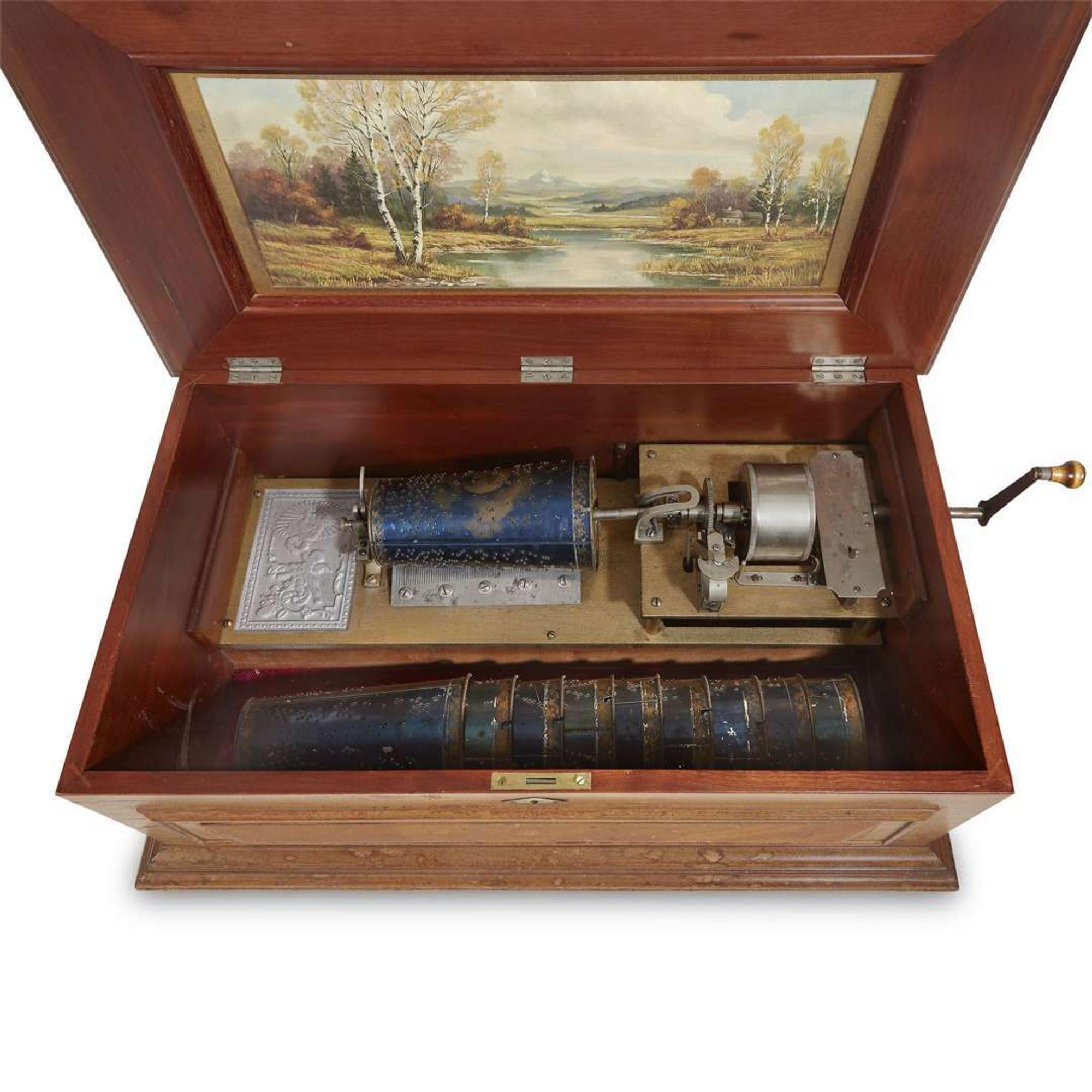Capital Cuff Model C music box F. G. Otto & Sons, Jersey City, NJ, circa 1895