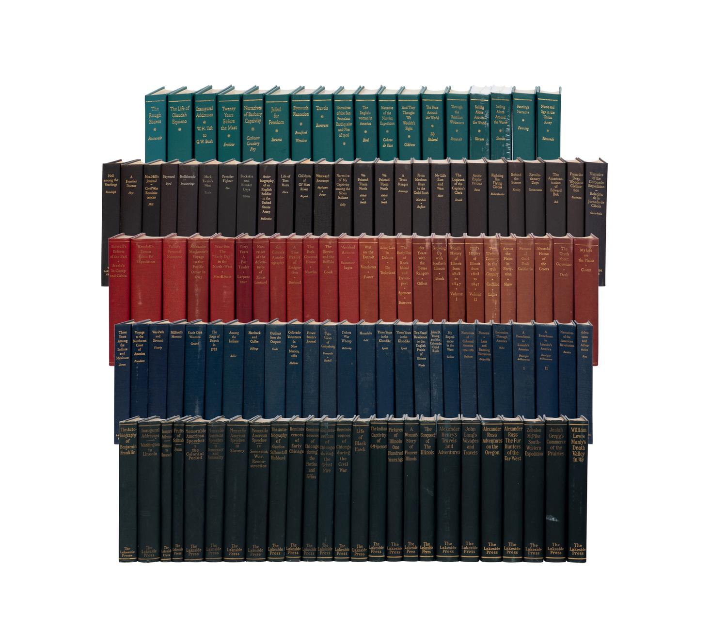 [Literature] [Lakeside Classics] A Complete Collection of 117 titles published in R.R. Donnelley's "Lakeside Classics" Series