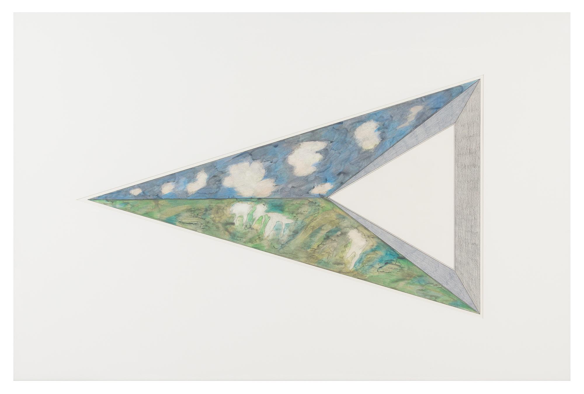 Ger van Elk, (Dutch, 1941-2014), Study for Dutch Corners, 1986