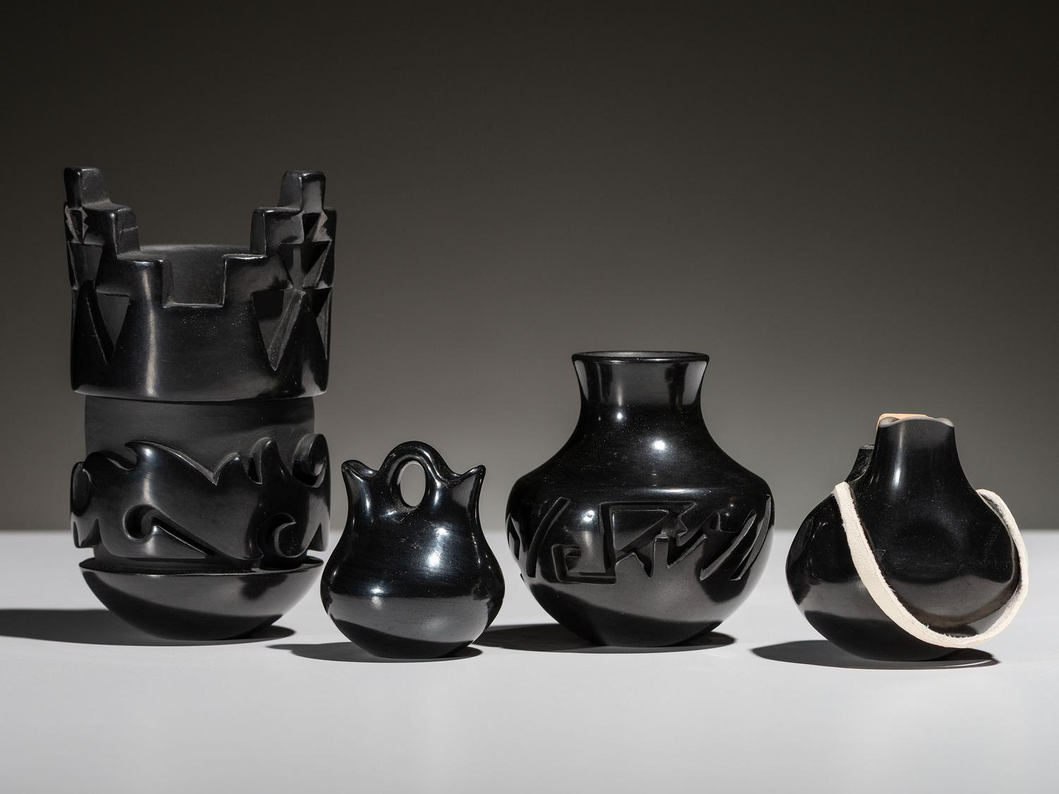 Miniature Blackware Pottery