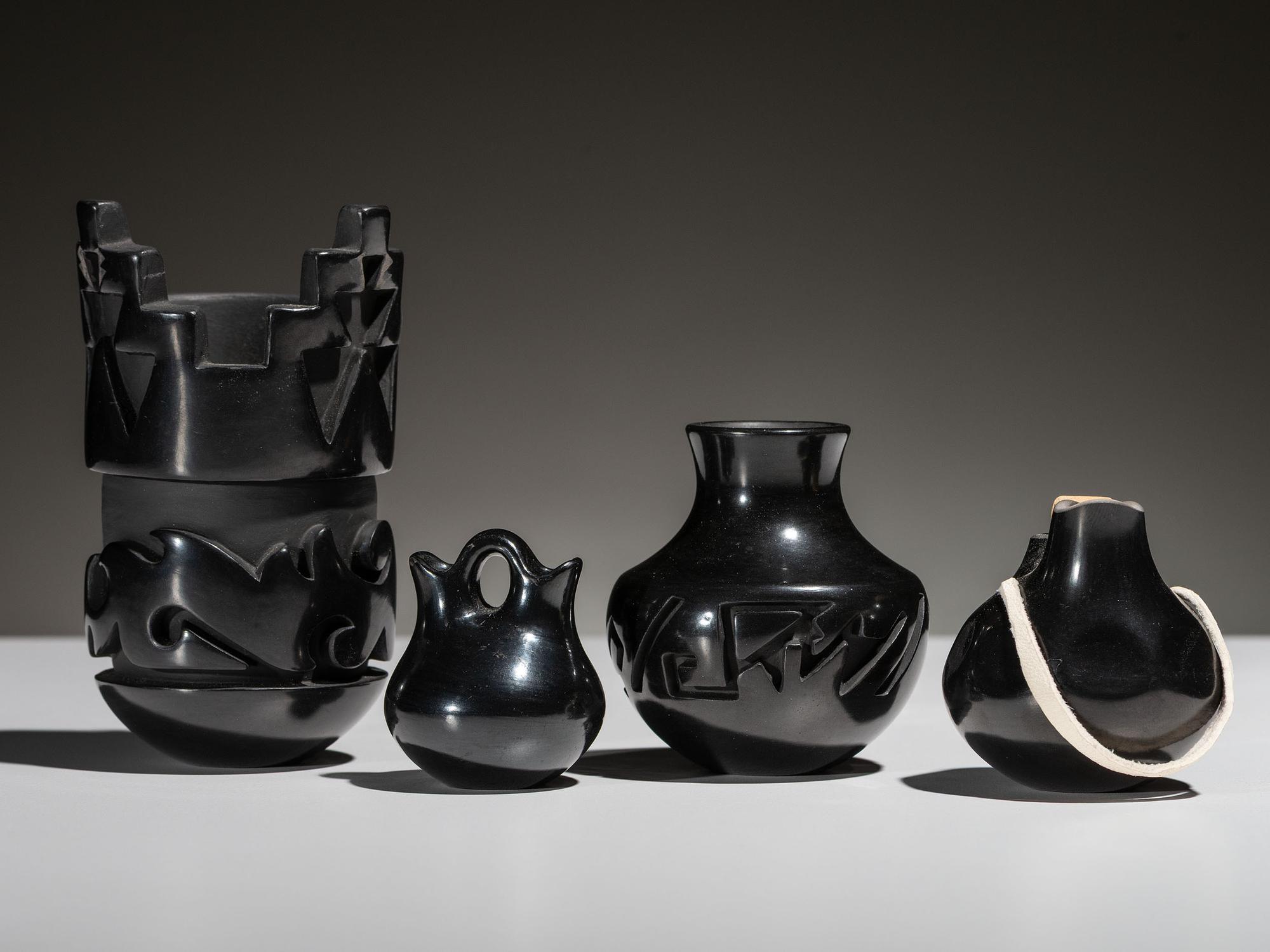 Miniature Blackware Pottery