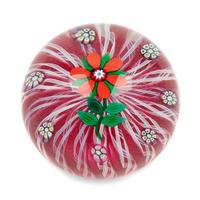 Paul Yasart, (Spanish, 1904-1991), Paperweight with Floral Motif