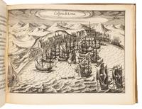 SPILBERGEN, Joris van (1568-1620). Speculum orientalis occidentalisque Indiae navigationum. Leiden, 1619. FIRST EDITION IN LATIN.