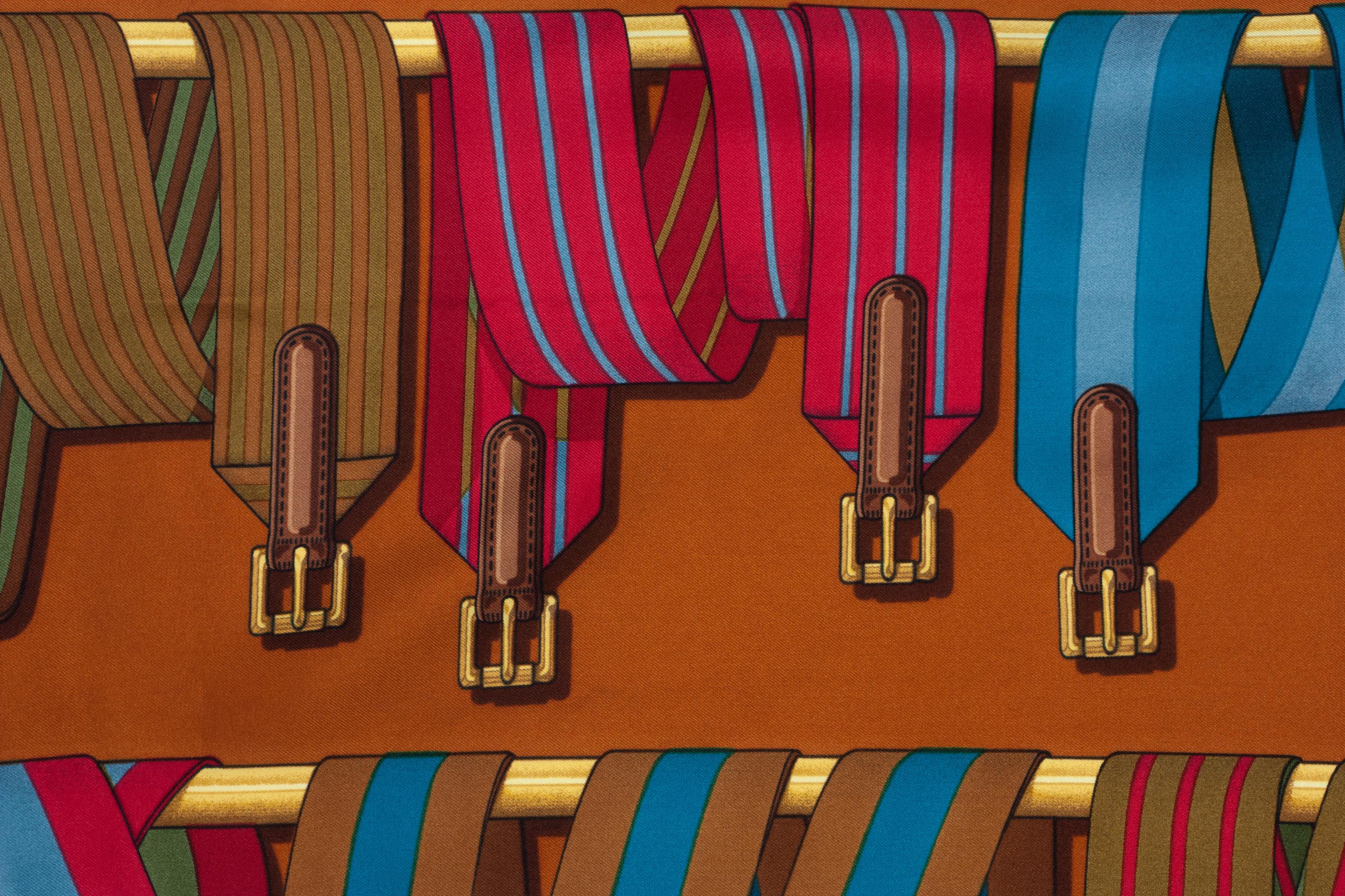 Four Hermès 90cm Cashmere and Silk Scarves