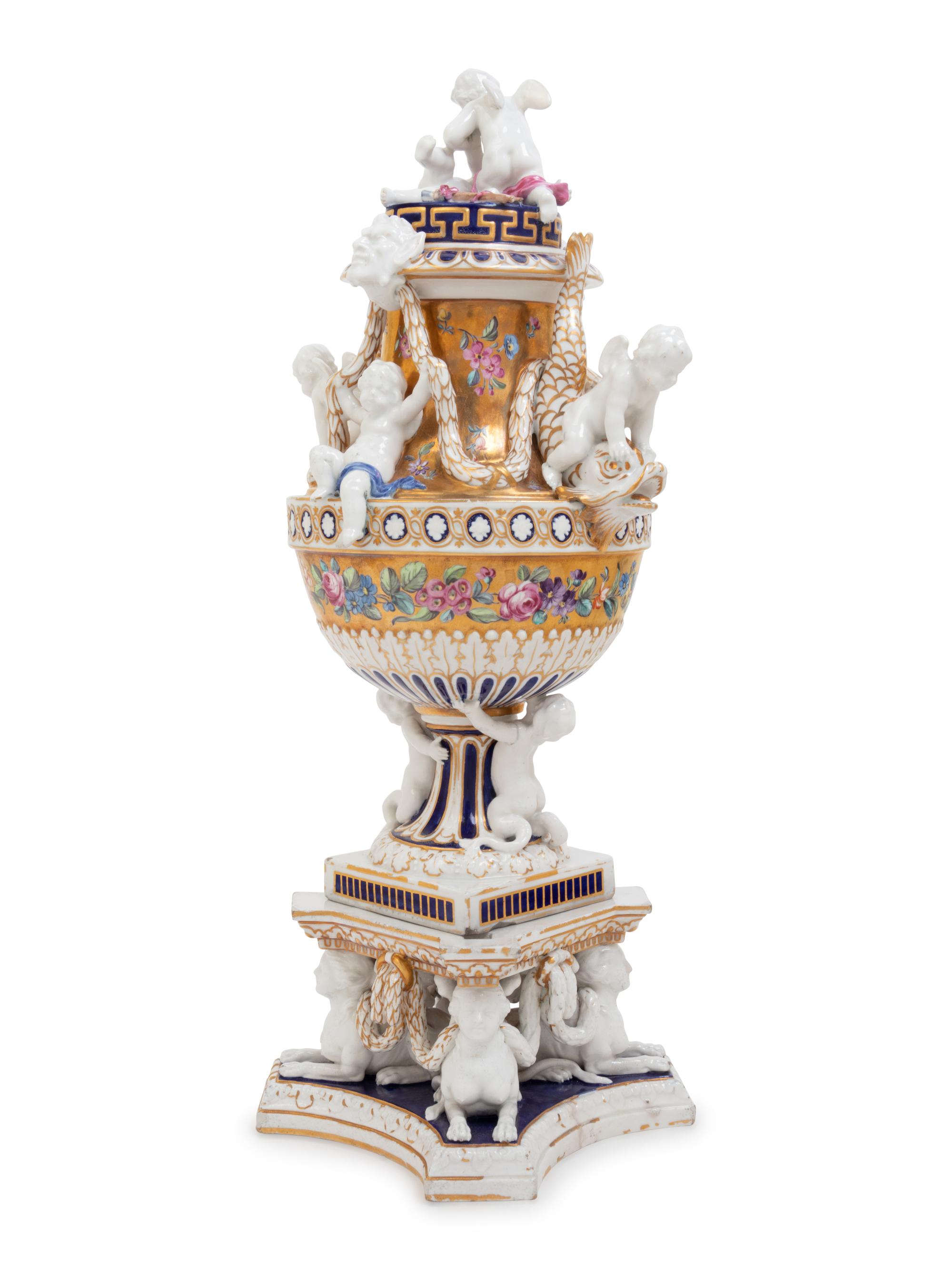 A Derby Porcelain Centerpiece