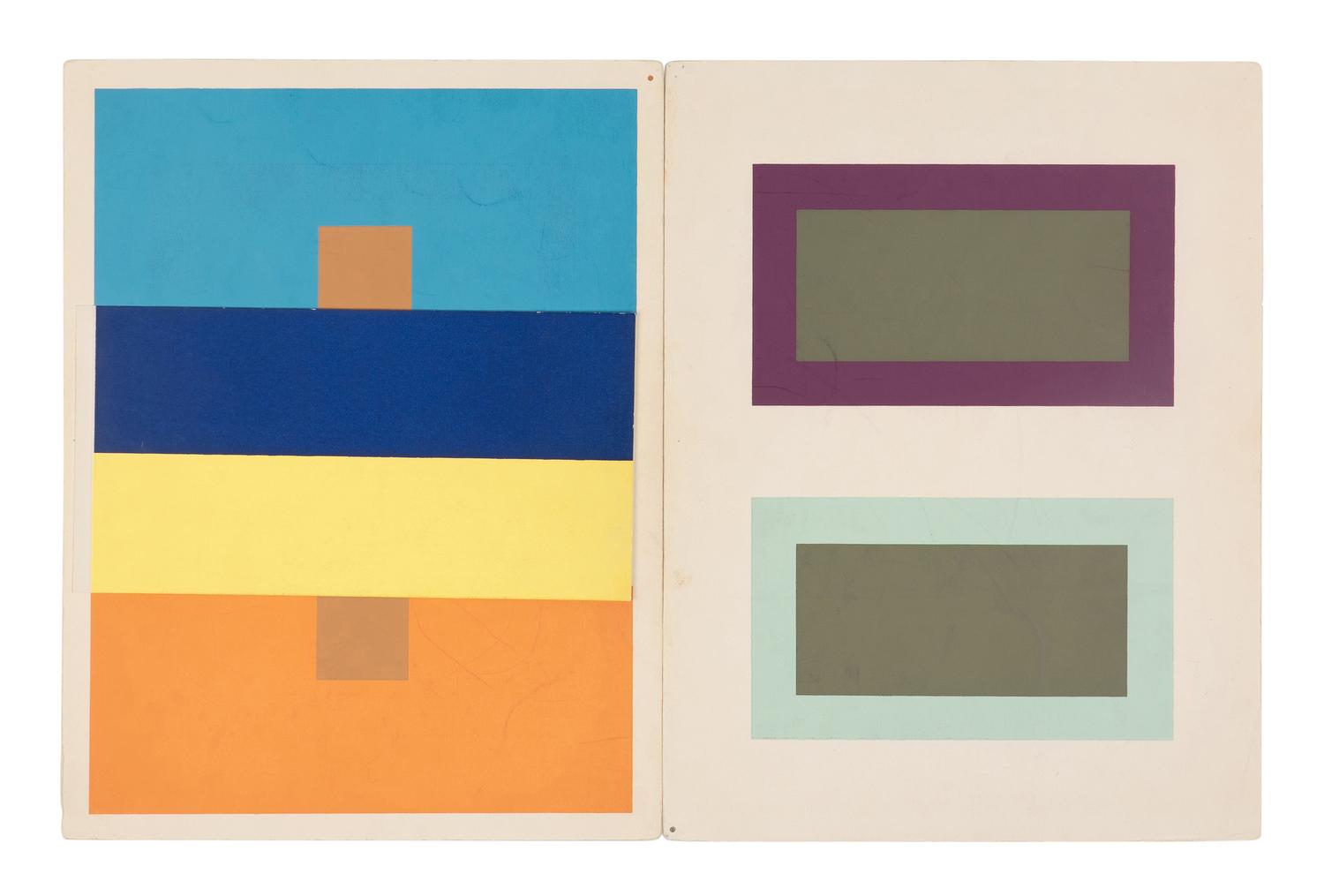 [ARTIST BOOK]. ALBERS, Josef (1888-1976). Interaction of Color . New Haven and London: Yale University Press, 1963.