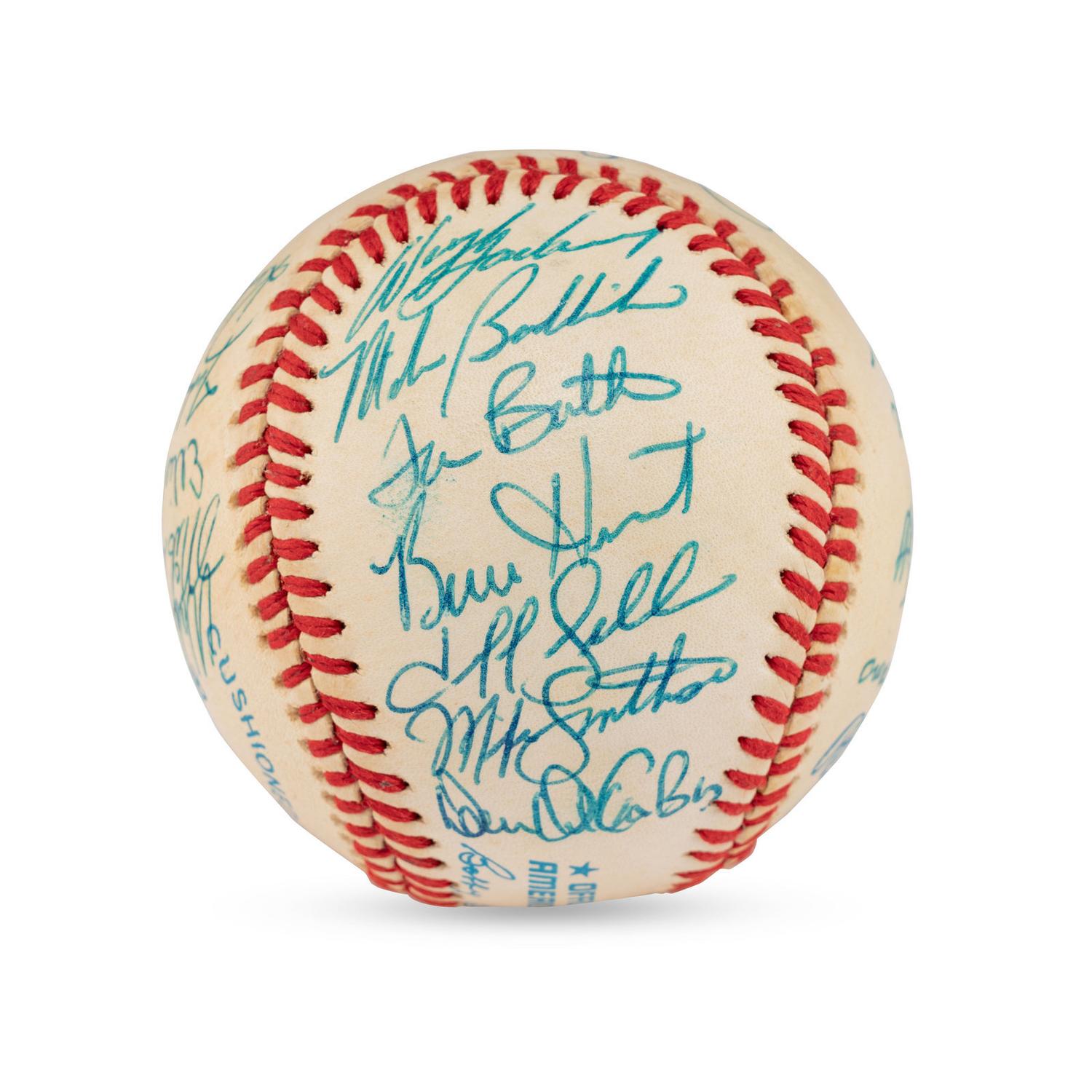 A Large Group of Assorted 1950s-2000s Boston Red Sox Team Signed Autograph Baseballs