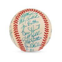 A Large Group of Assorted 1950s-2000s Boston Red Sox Team Signed Autograph Baseballs