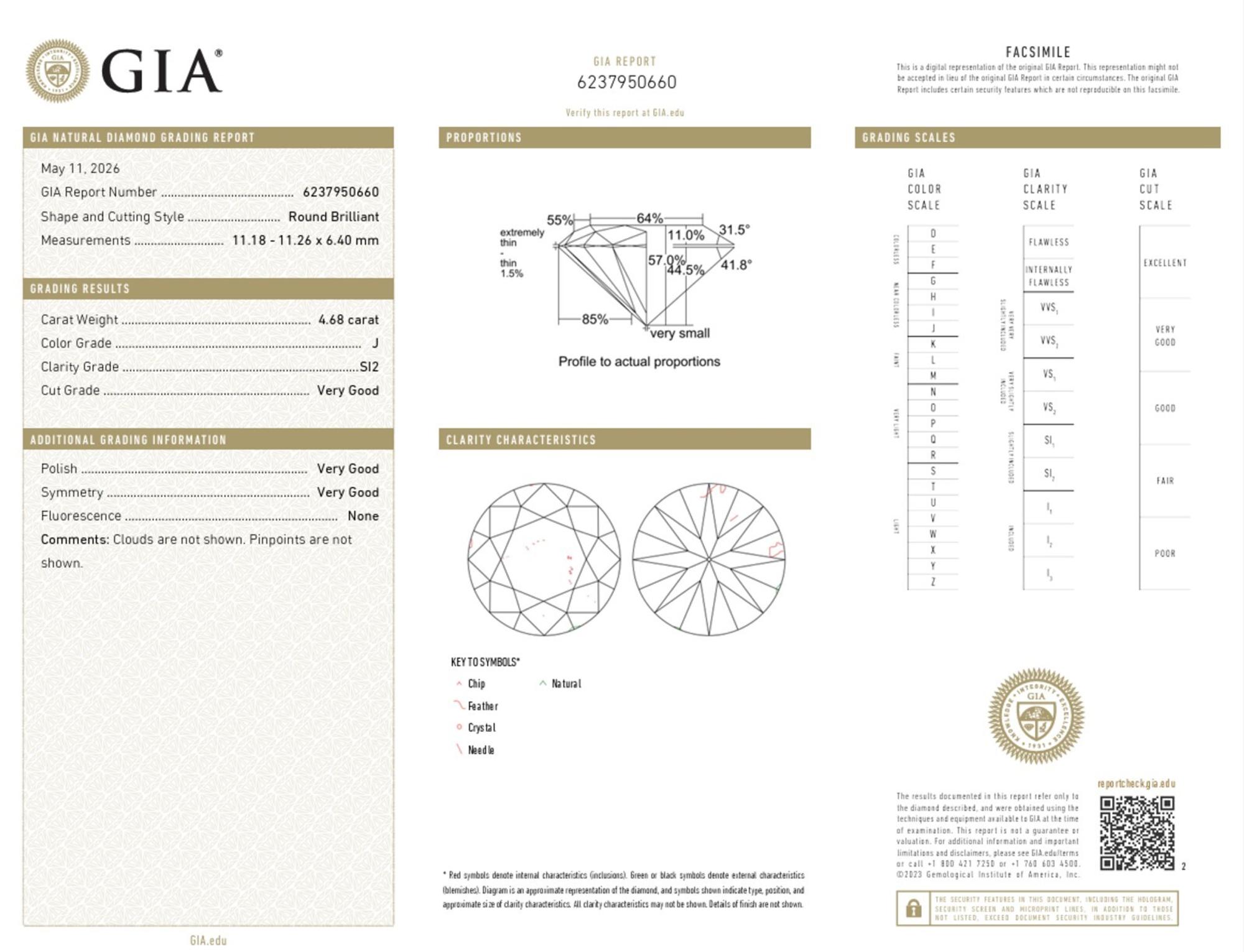 Diamond and Yellow Gold Solitaire Ring