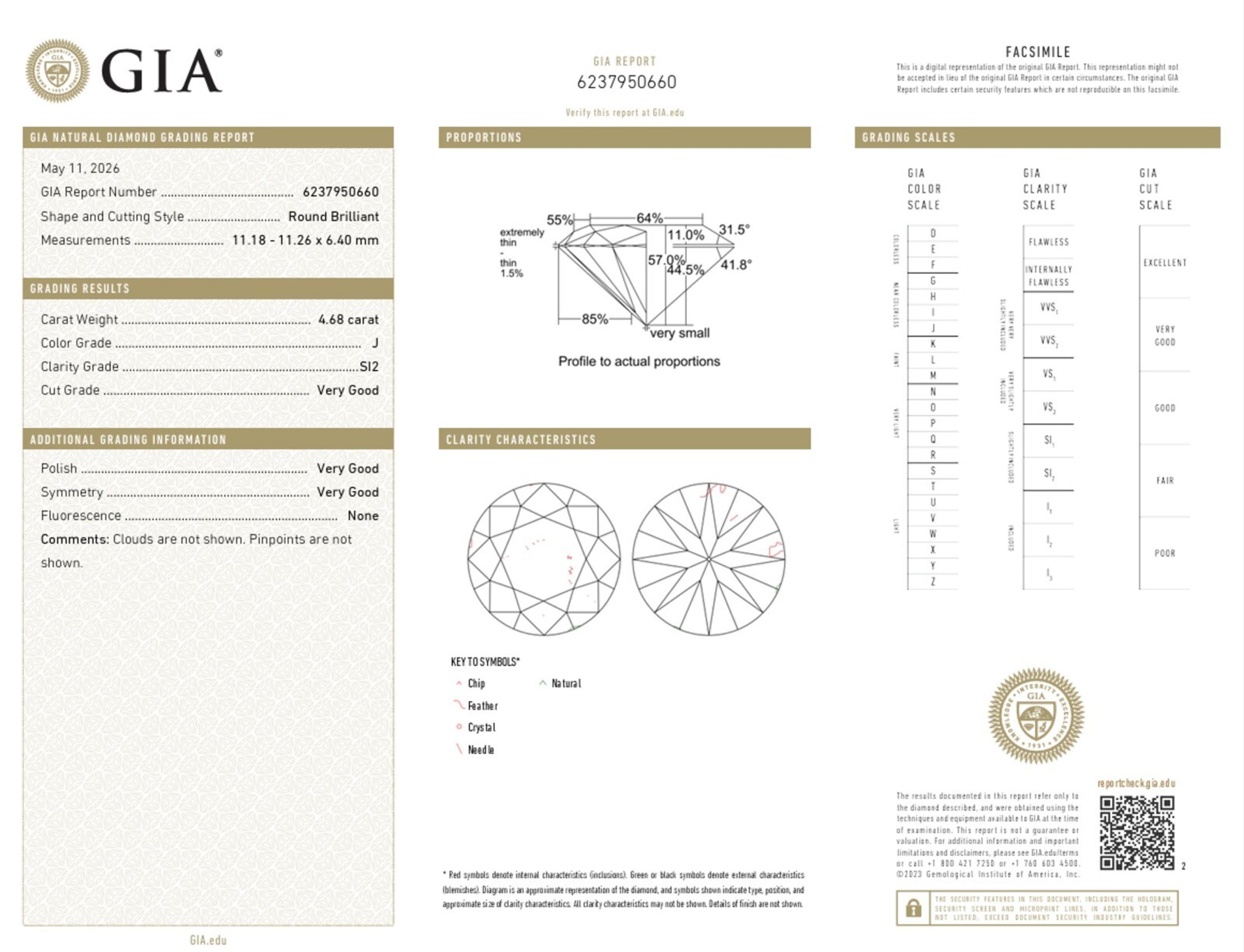 Diamond and Yellow Gold Solitaire Ring