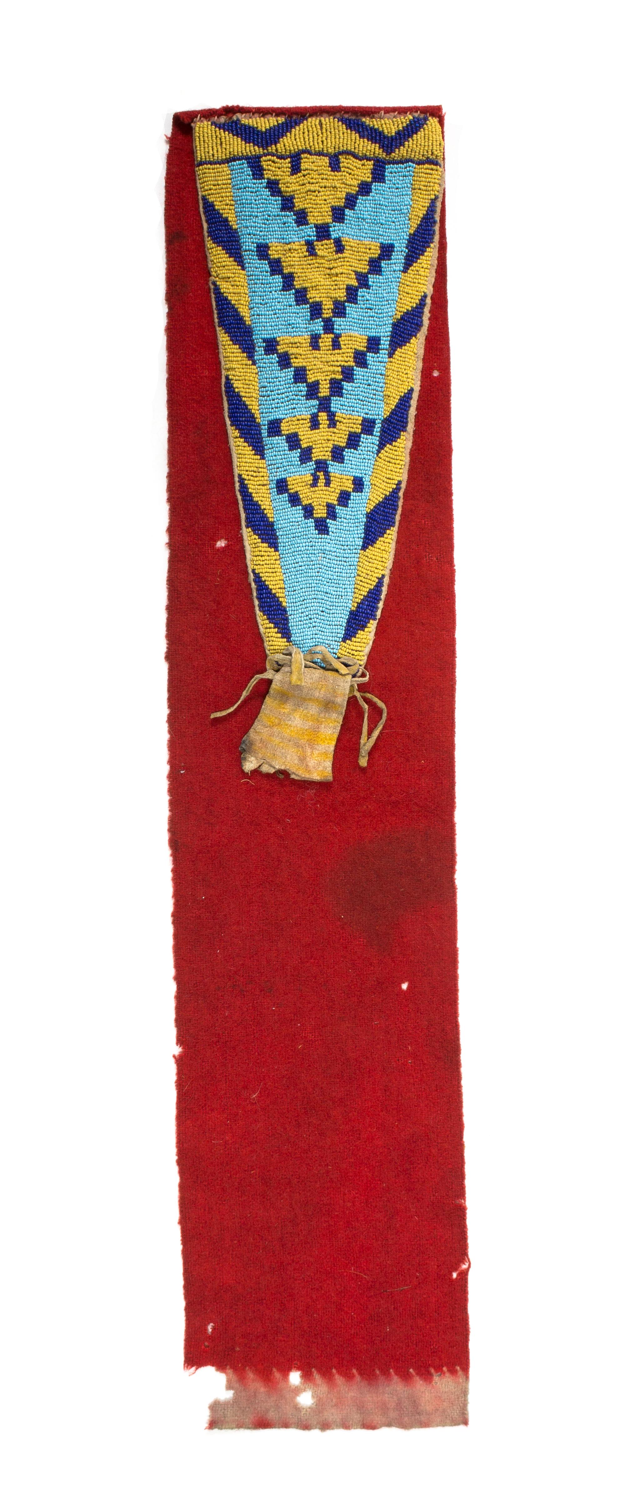 A Northern Plains Bag Panel Length 24 x width 5 1/4 inches.