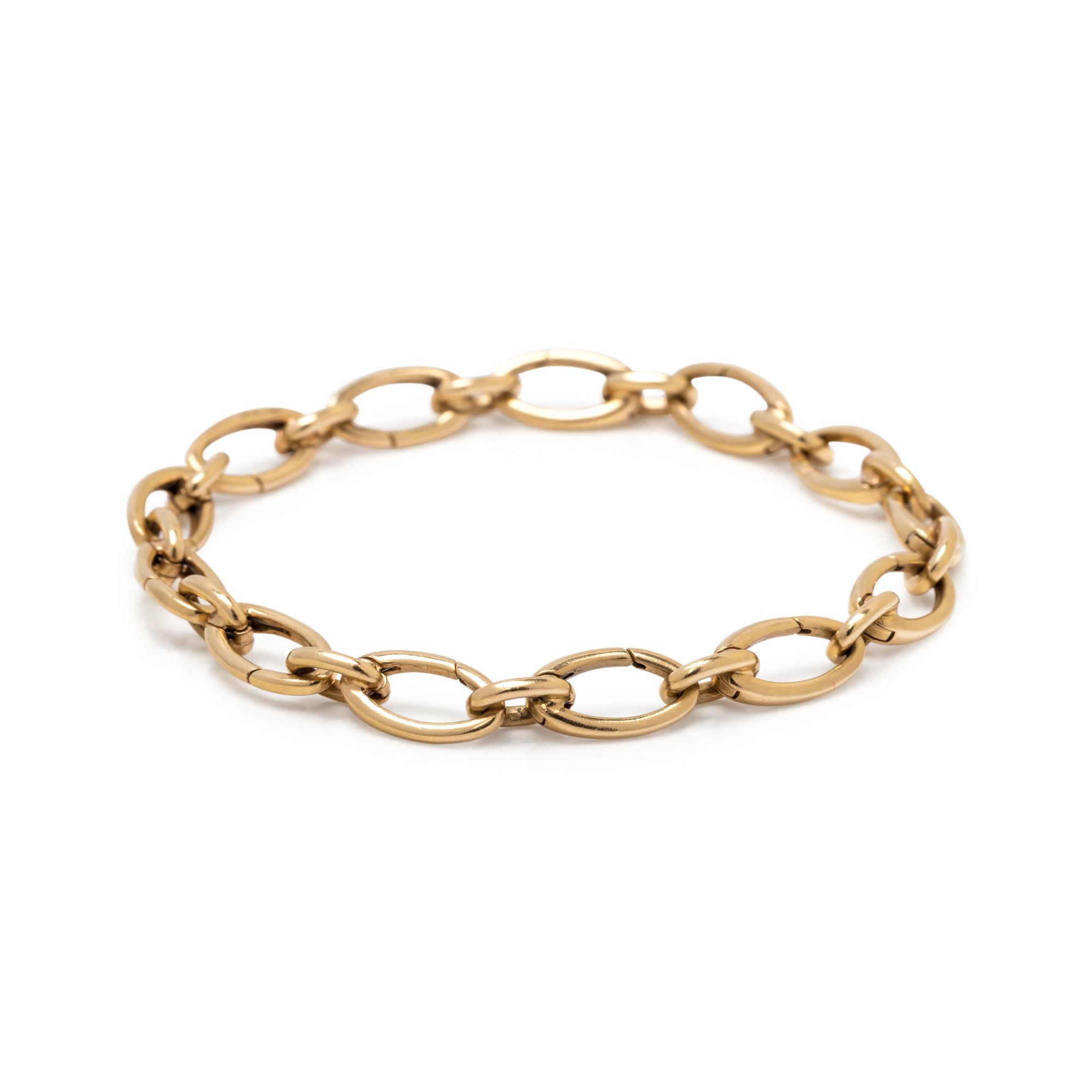 TIFFANY & CO., YELLOW GOLD BRACELET