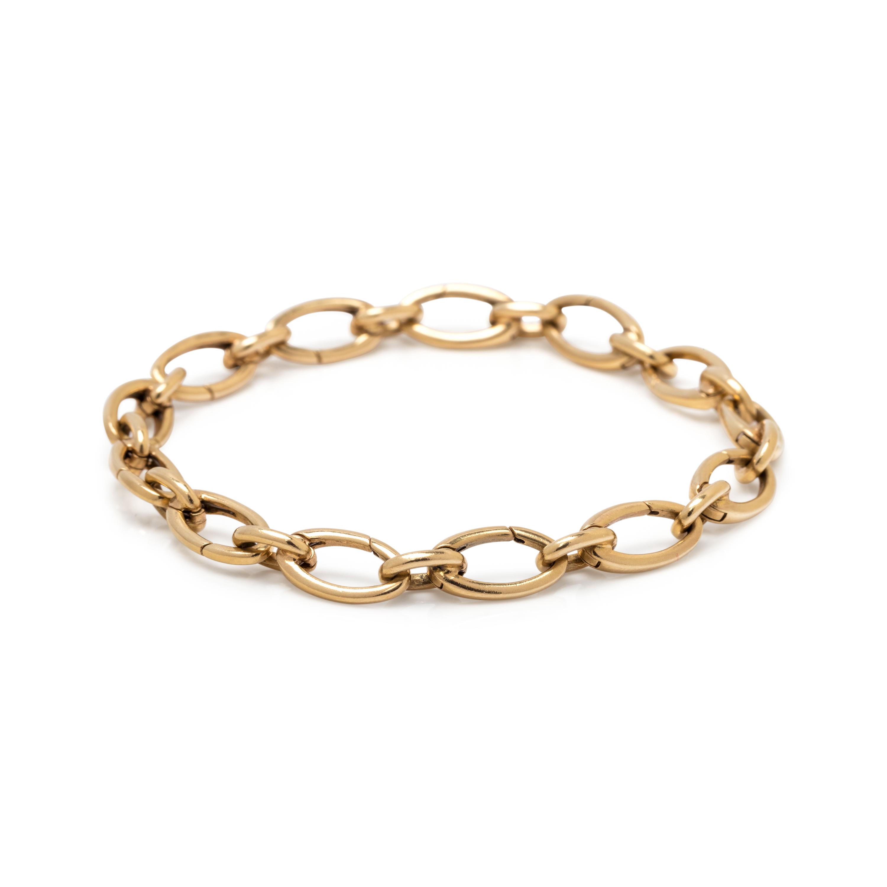 TIFFANY & CO., YELLOW GOLD BRACELET