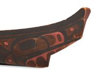 Haida Model Canoe and Paddles