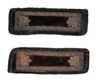 37th Mississippi Infantry Regiment. Major of staff shoulder straps with documents.