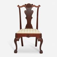 A Mifflin family Chippendale carved walnut side chair Philadelphia, PA, circa 1770