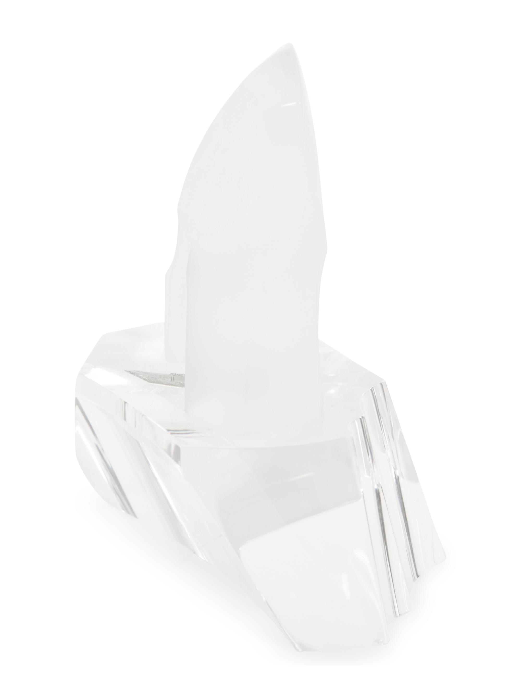 A Steuben Glass Ice Hunter Sculpture